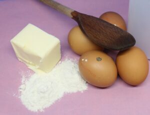 Gli ingredienti della torta Génoise