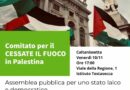 Nasce il Comitato nisseno per il cessate il fuoco in Palestina